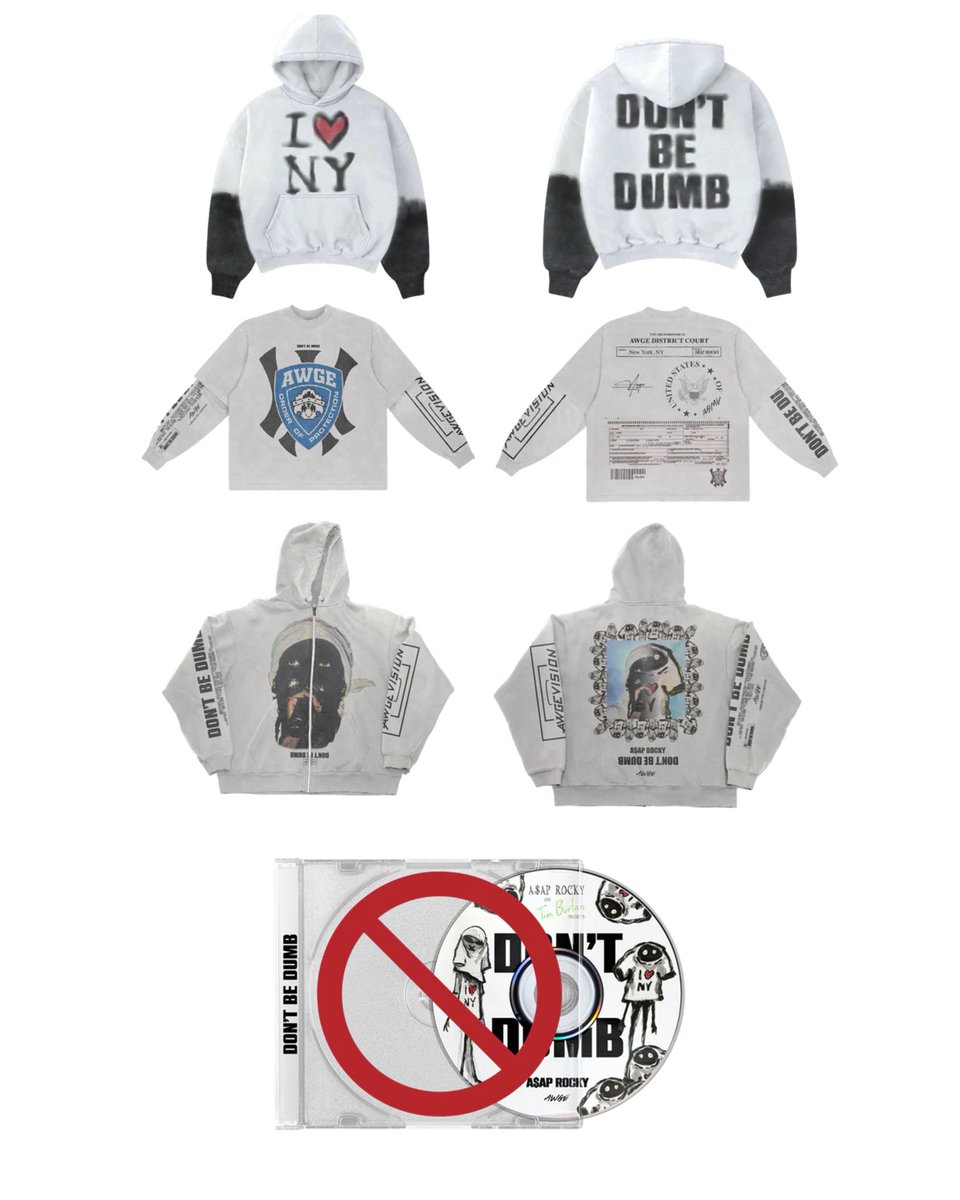 A$AP BE DUMB Rocky パーカー セット DON'T