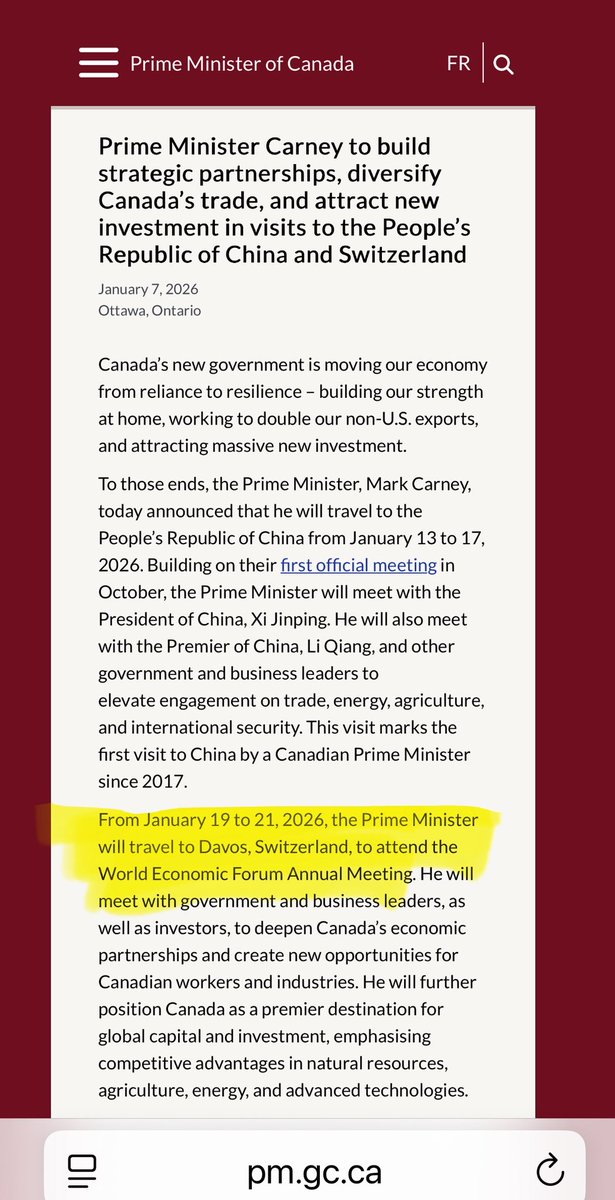 Mark Carney is working with a Foreign Entity,The World Economic Forum. Does anyone remember voting to allow The World Economic Forum in our government??