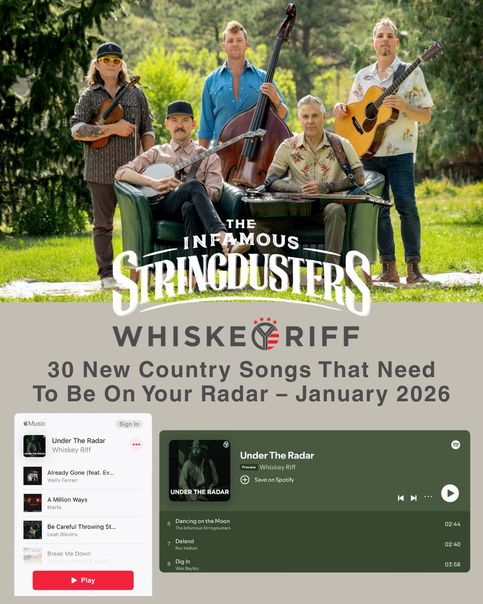 stringdusters's tweet image. "Dancing on the Moon" getting some love 🌙 Thanks @WhiskeyRiff!
