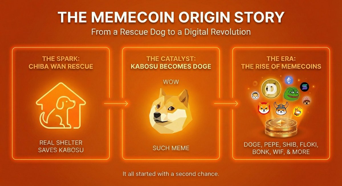 THEDrago15's tweet photo. @bullishdev_ Did you know? $CHIB celebrates the Chiba-Wan shelter that rescued Kabosu, the Shiba Inu behind the Doge meme, and honors the origins of the entire memecoin market. 🐕 Learn more at @chibstory https://t.co/jsj5W3T6WC