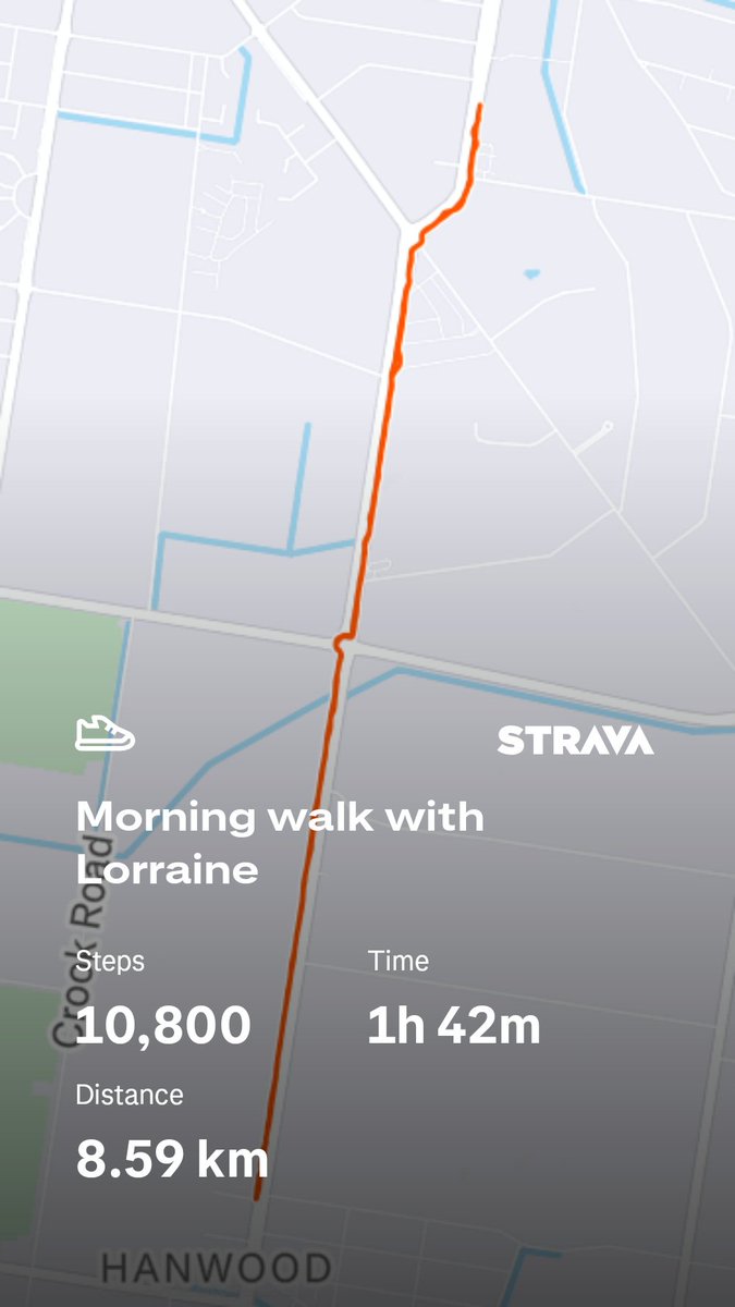 zdownunder's tweet image. Check out my walk on Strava: strava.app.link/AT7bGeAcKZb