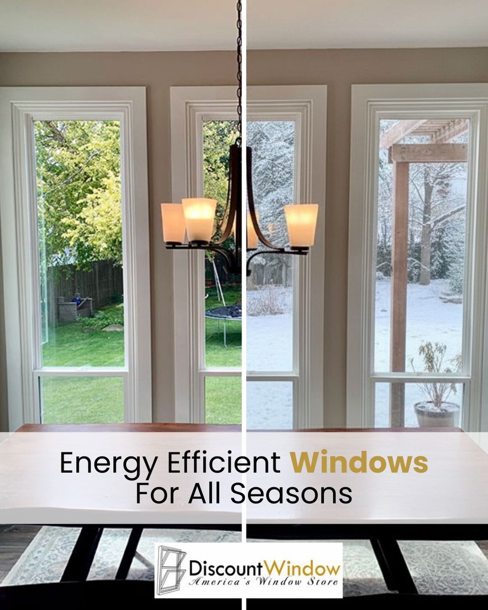 Tired of shivering winters &amp; sweaty summers? Discount Windows &amp; Doors delivers energy-efficient windows that keep your home cozy through every NE season! 🌤️​Score your free estimate at discountwindowsanddoor.com #EnergyEfficientWindows #OmahaHomeUpgrades #DiscountWindowAndDoor