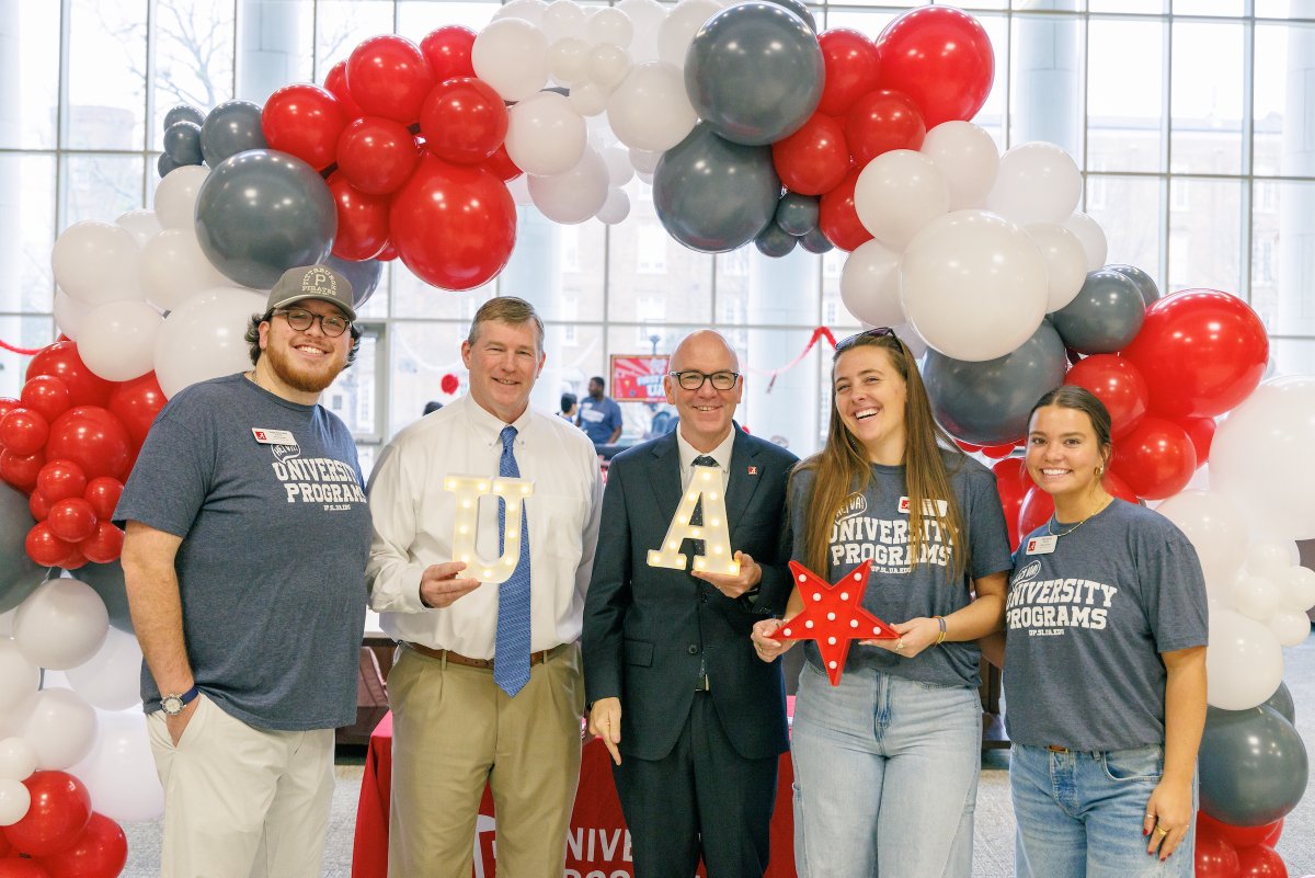 PeterMohler's tweet photo. Welcome to Spring 2026 at the Capstone! The first day of the semester reminds me why we are here - to support, challenge and inspire our students to achieve more than they ever imagined, so they can make an even greater impact beyond our campus. Have a great #FirstDayUA! https://t.co/UhwCh3IyYi