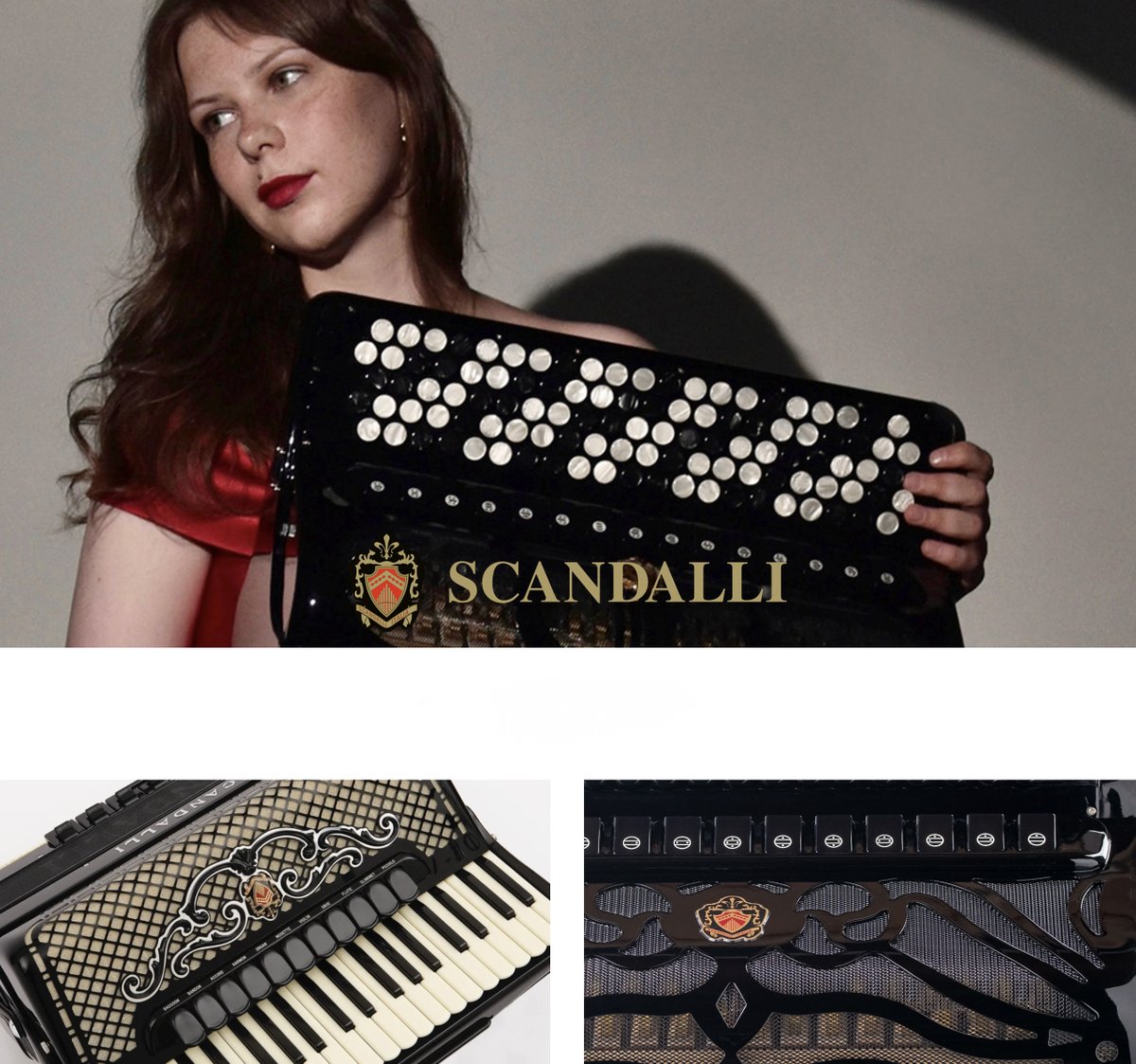 Scandalli」（スキャンダッリ）アコーディオン取り扱い開始のご案内