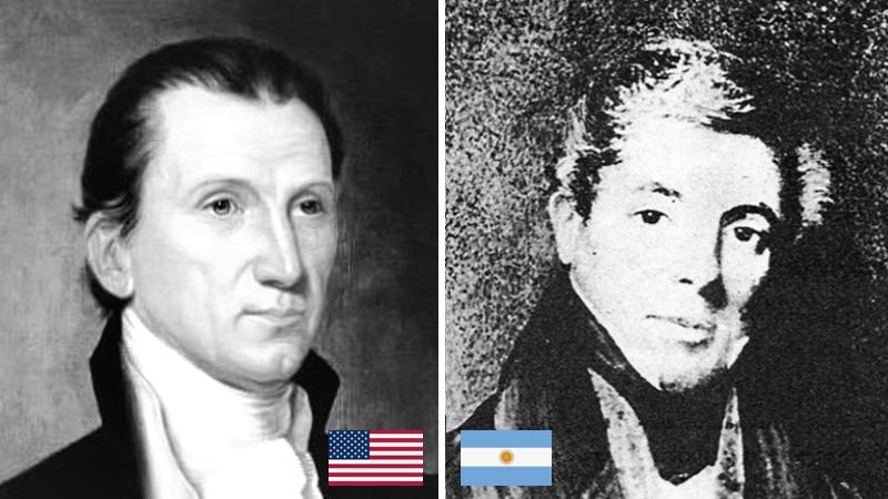 🥂🇺🇸🇦🇷 | Manuel Moreno: «¡Por su excelencia #JamesMonroe, presidente de los Estados Unidos!». El brindis tuvo lugar el 25/5/1822 entre los hombres de ciencia argentinos, con la presencia de Bernardino Rivadavia y John Murray Forbes.

#Hispanoamérica #HistoriaArgentina #Diplomacia