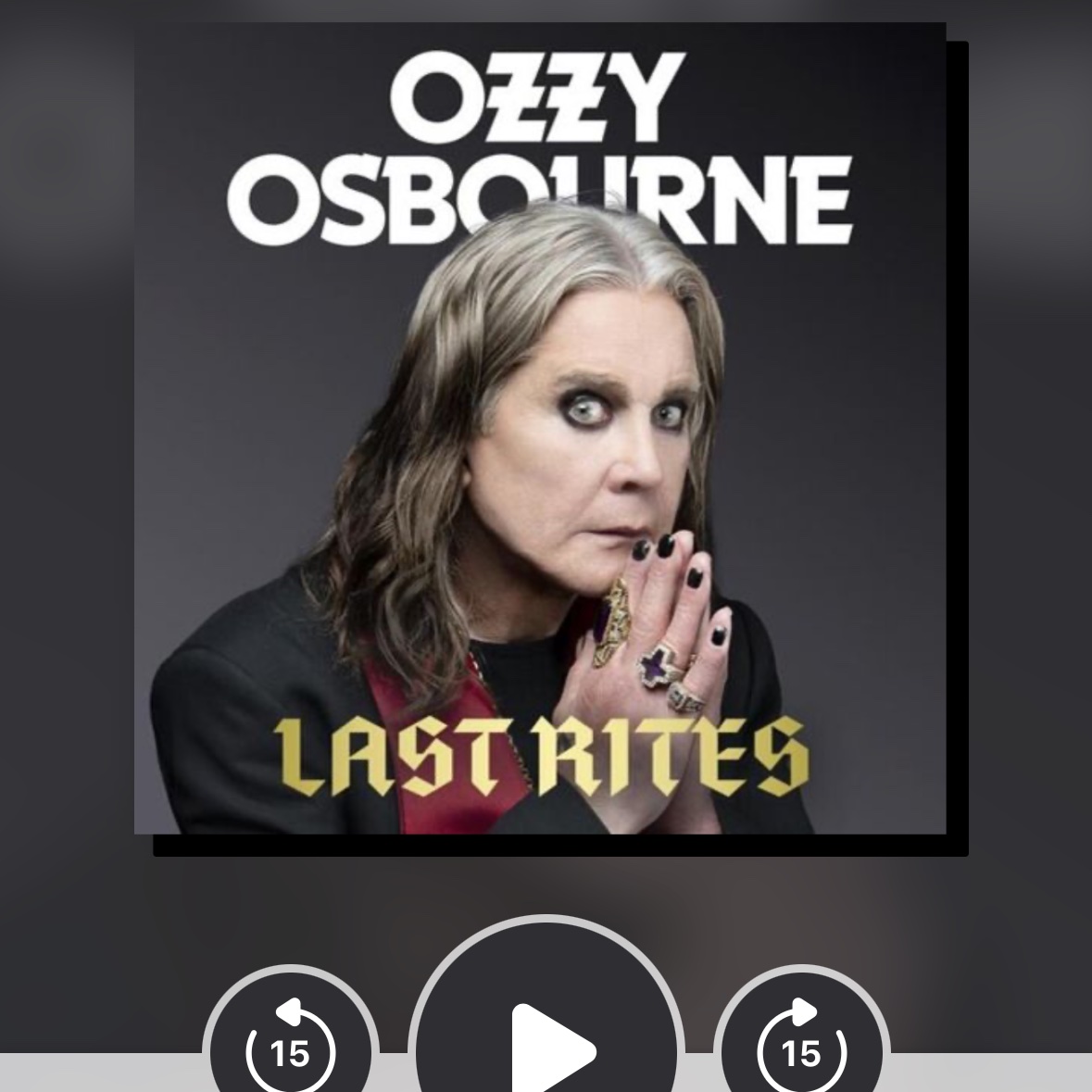 Okay, so the rumors were apparently all true. I’m listening to Ozzy Osbourne’s autobiography, and he verifies that he bit the head off of a dove and a bat. Both stories were accurate. The guy sure rode on a crazy train.