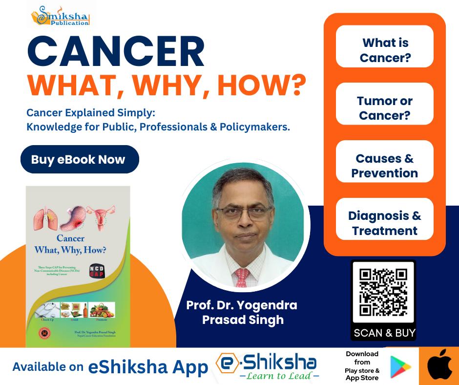 I'm thrilled to share with you an updated cancer awareness eBook, "Cancer - What, Why, How?" Please share with all concerned readers 🙏🙏