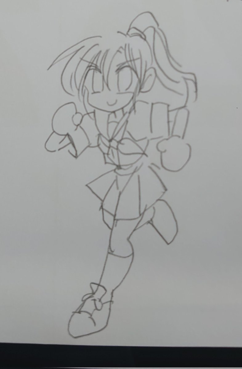 今日帰ったら仕上げよう落書き 