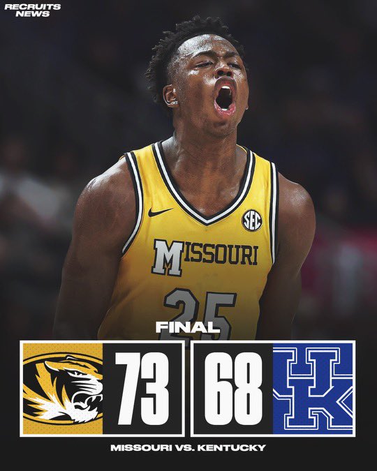 MISSOURI IS FIRST IN THE SEC 🐯