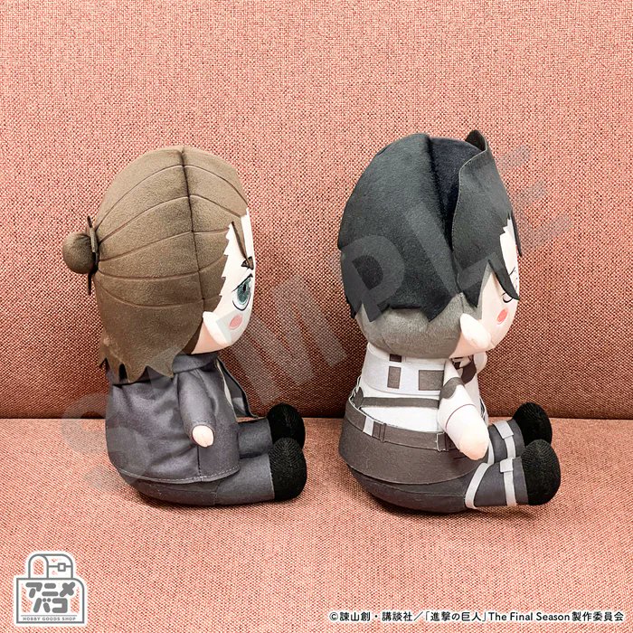 ECサイトにて通販実施中！！ TVアニメ『進撃の巨人』 だっこシリーズ