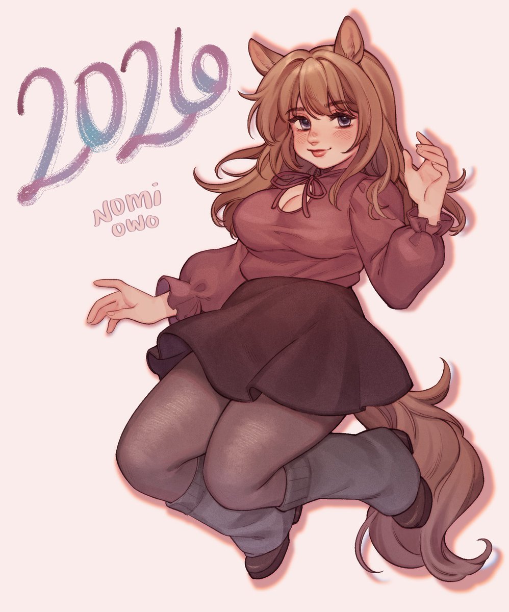 nomi__owo's tweet photo. happy new year! time to start horsemaxxing https://t.co/ENgXxGE2Em
