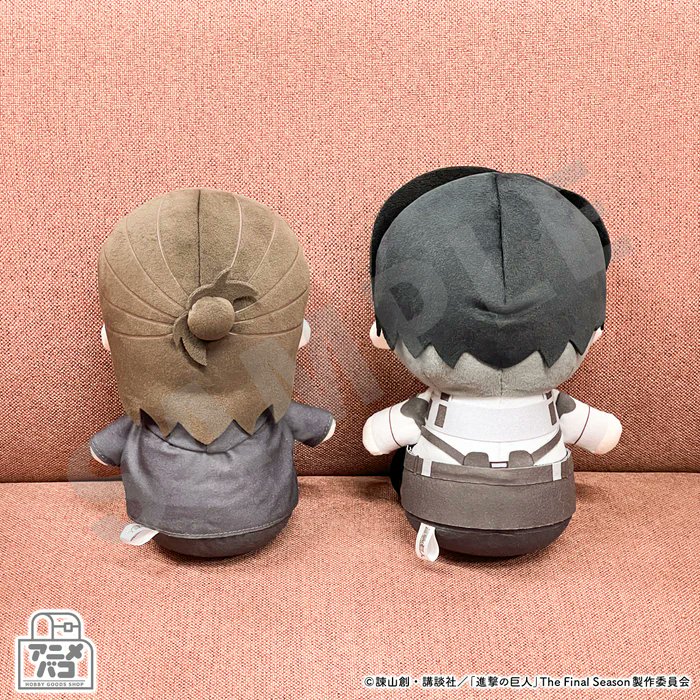 ECサイトにて通販実施中！！ TVアニメ『進撃の巨人』 だっこシリーズ