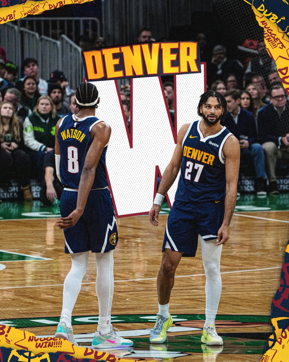 nuggets's tweet image. Nothin’ lucky about this WIN 😉