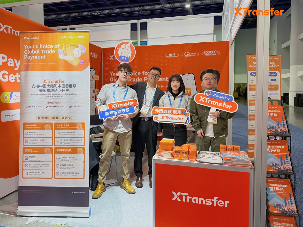 XTransferGlobal's tweet image. 🎉 #XTransfer at CES 2026 is live!

We’re meeting global businesses and sharing safer, faster, and more cost-effective #crossborderpayment solutions🌍💳

Let’s connect at #CES2026! 🚀 

📅 Jan 6–9, 2026
📍 Las Vegas Convention Center, USA
🧭 Booth 36051, South Hall 2