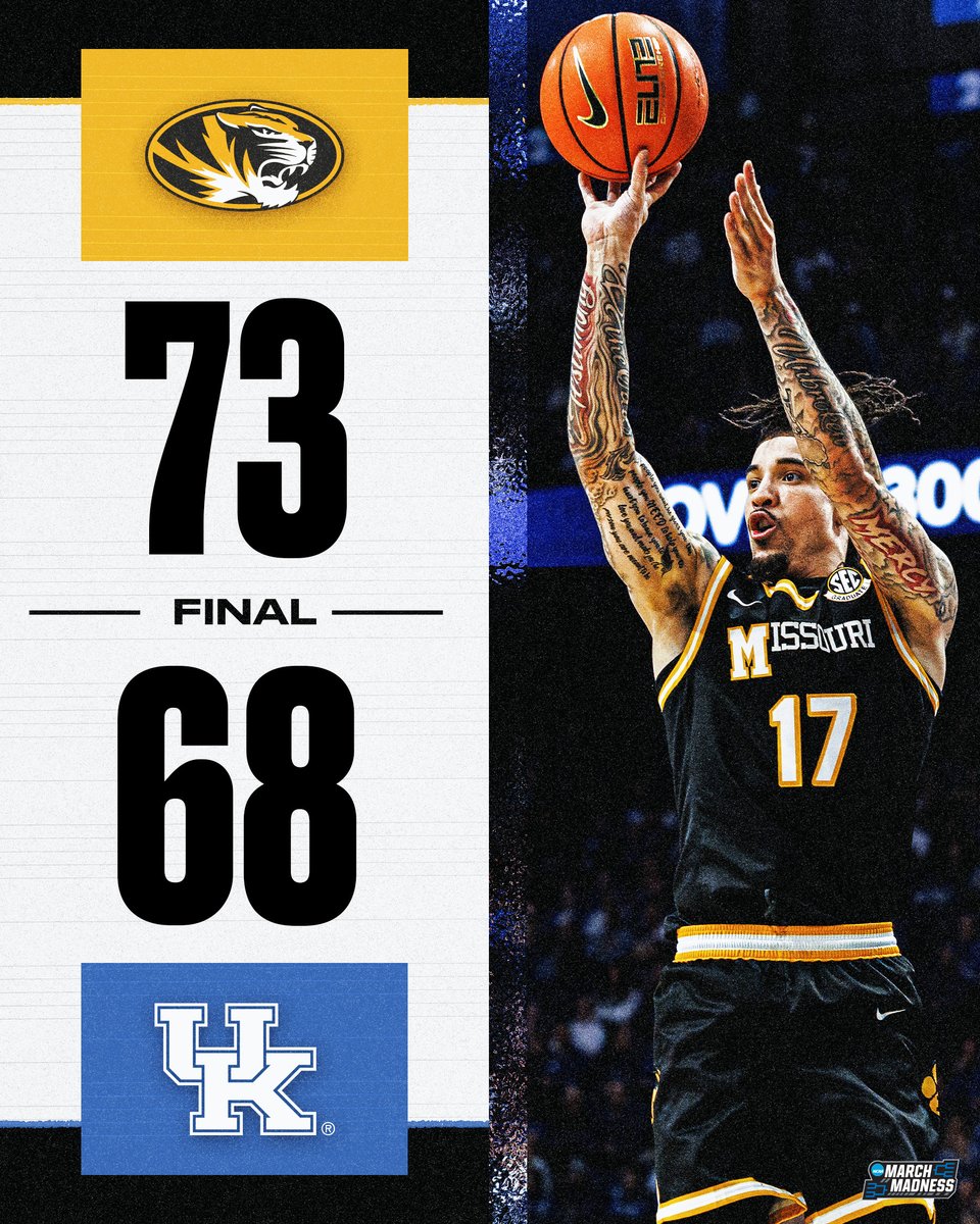 MIZZOU UPSETS KENTUCKY 😳

The Tigers start conference play with back-to-back wins over No. 1 and 2 in the SEC preseason poll 👀