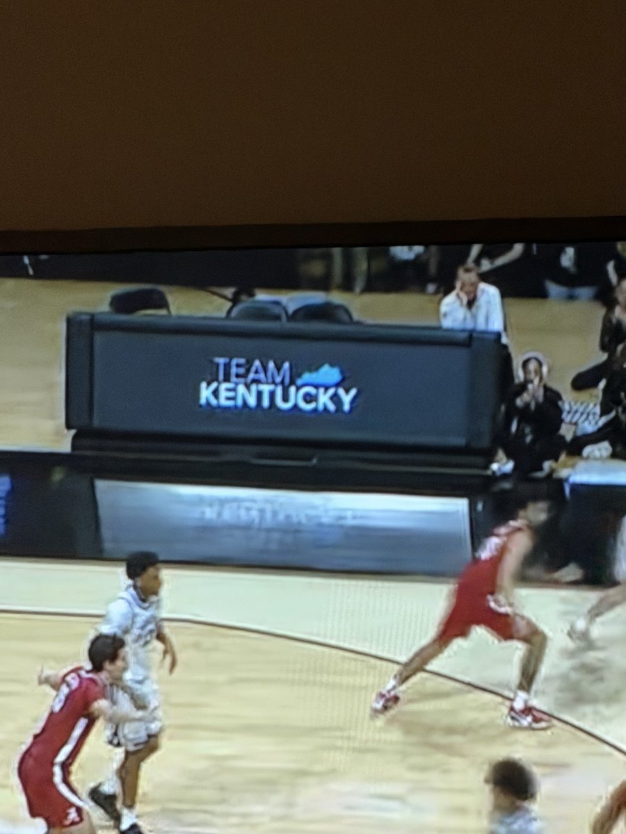 jerad20's tweet image. Nice advertising being shown on the floor during the #Vandy and #Alabama game.