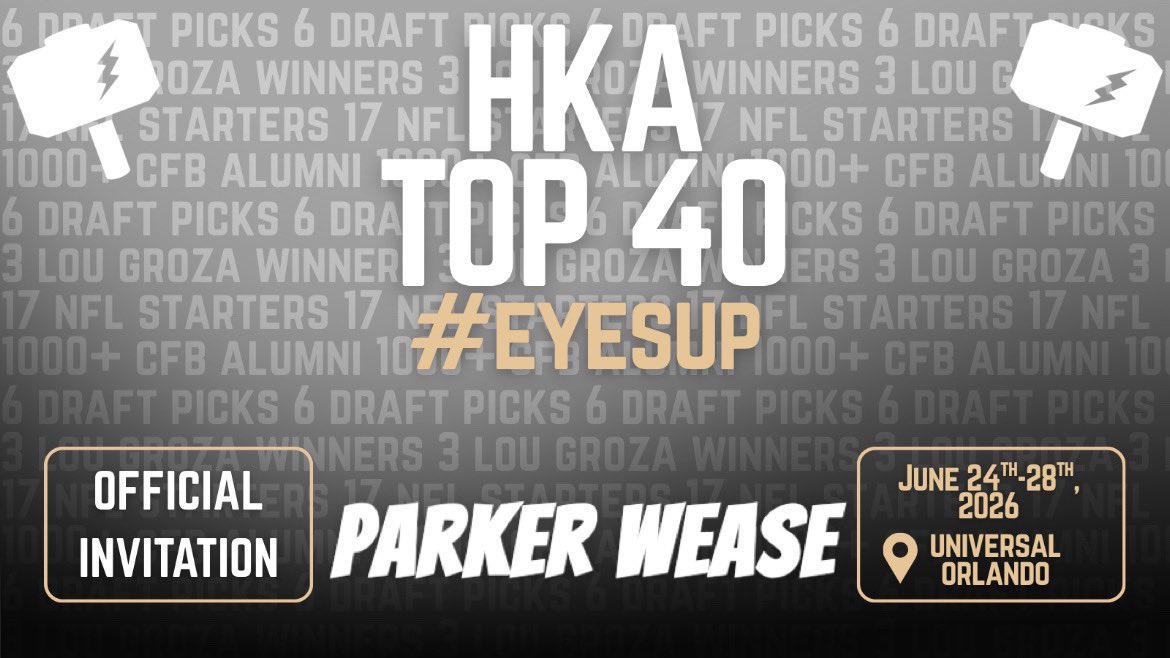 Parker Wease 2028 Long Snapper tweet media
