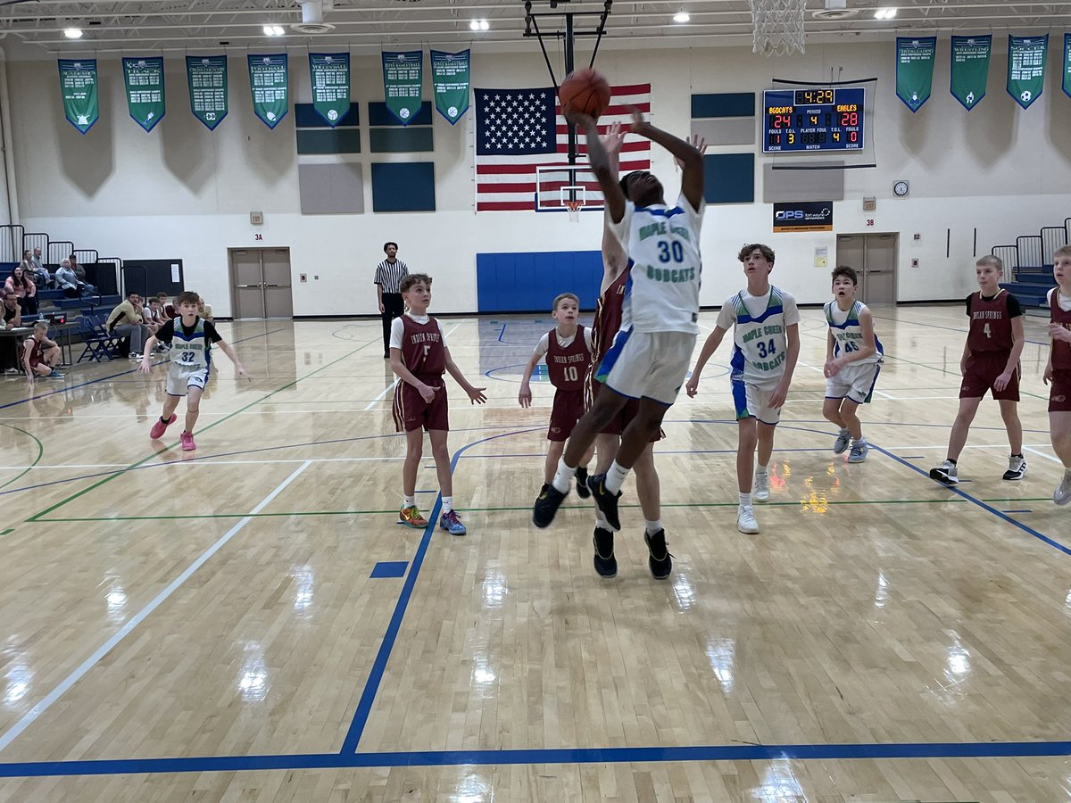 MCMSAthletics's tweet photo. 7th grade boys’ 🏀 defeats Indian Speings 39-35.

8th grade boys’ 🏀 defeats Indian Springs 34-31.

Way to compete tonight, Bobcats! https://t.co/GIOX2eswkE
