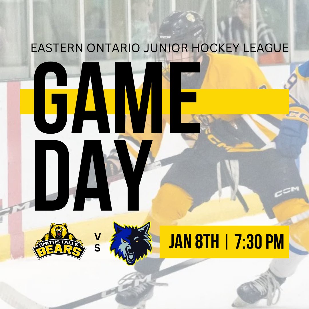 GAME DAY!

Jr Bears host the Timberwolves for the first home game in 2026! Catch all the action on FloHockey.

Puck drop at 7:30 PM.

#dontpokethebear