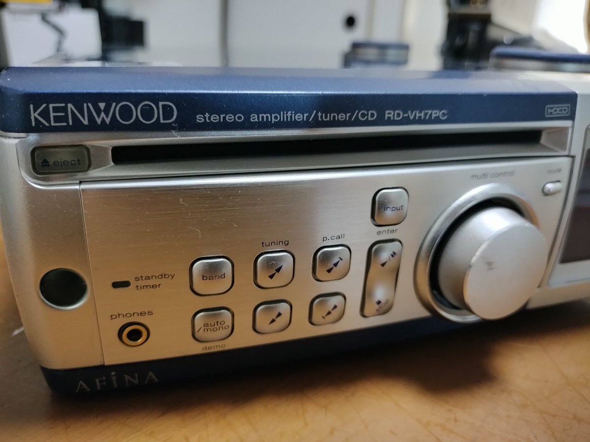 sayama_com's tweet photo. ケンウッドの名機RD-VH7PCのCDが再生しない修理も可能です。

#ケンウッド
#KENWOOD
#VH7PC
#アフィーナ
#サヤマコム
#さやま通信 https://t.co/S5Xjzkodtv