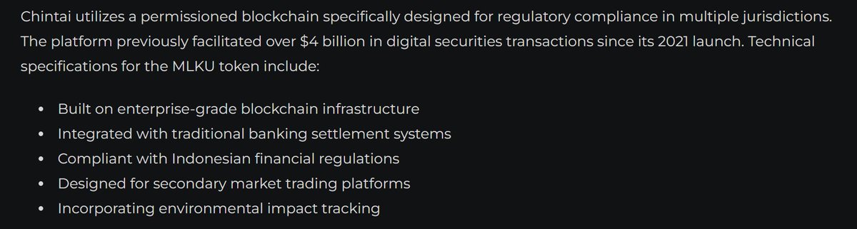 SonicAgamemnon's tweet image. 18 months of work, technical integration and regulatory oversight were invested to bring the $MLKU token to qualified investors on-chain using Chintai institutional-grade RWA infrastructure powered by $CHEX

bitcoinworld.co.in/chintai-tokeni…