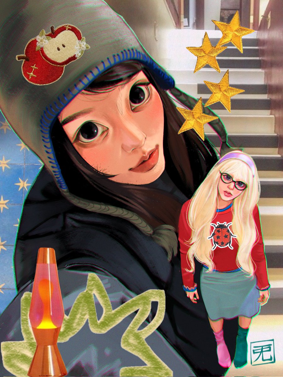 blissfulip's tweet image. They're just full of whimsy

#Gowon #chuu #loonathefanart