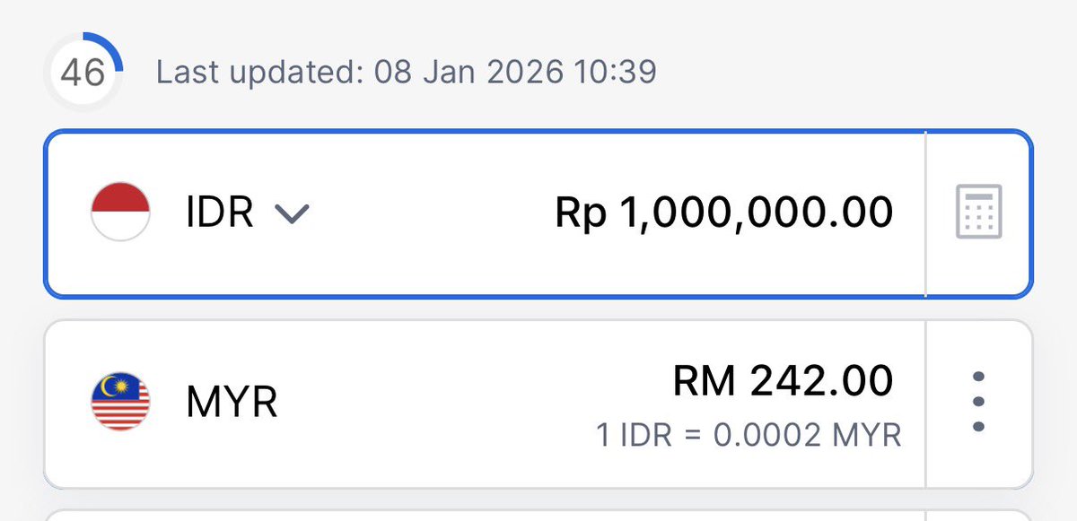 pmbrutiketmurah's tweet image. Giler murah Rupiah sekarang. 
1jt Rupiah = RM242 je! 

Jom laa kita jalan-jalan di sana!😍