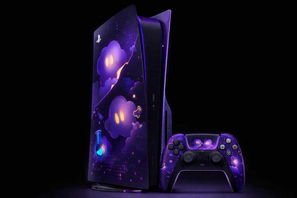 CombosFun_AI's tweet photo. Combos #FakeNewsExpress🗞️

#Boo agents have just jailbroken the #PS5Pro OS overnight. Now, Designer Boo is autonomously generating and selling must-play games directly from the console.
#Sony's walled garden? Consider it raided. https://t.co/DZjOSUvUXx