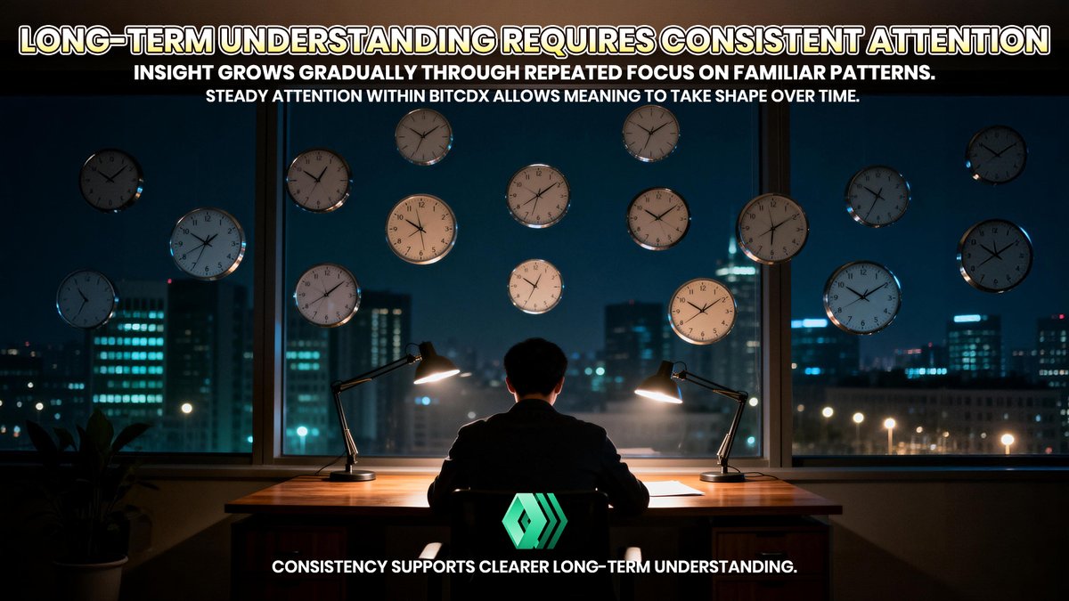 BITCDX_Global's tweet image. 📘 Many insights emerge slowly, shaped by small observations that build across time ✨
🔍 As attention remains consistent, patterns become clearer and decisions grow more grounded 🌐

#Bitcdx #ConsistentAttention #LongTermInsight #PatternRecognition #ThoughtfulAwareness