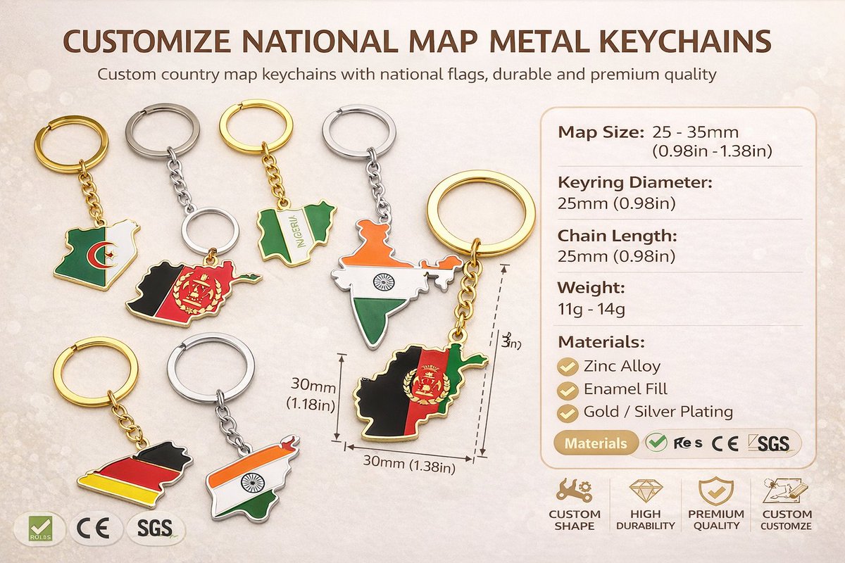 skycrafts2025's tweet image. Metal keychains work because they mix durability, design &amp;amp; daily use 🔑 Choosing the right material, plating &amp;amp; size makes all the difference in custom merch.
📩 David@ksskycrafts.com

🌐 ksskycrafts.com

#skycrafts #metalkeychains #custommerch #giftindustry