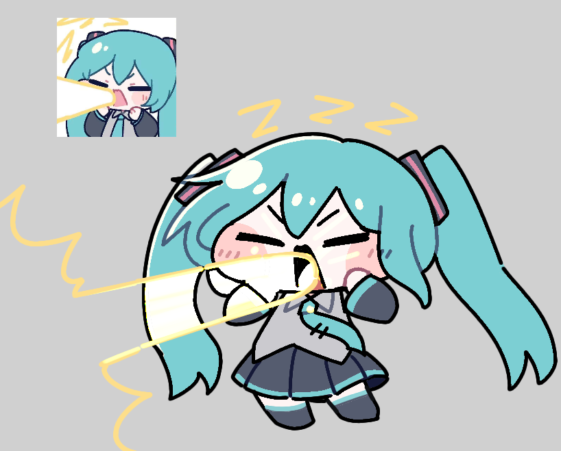 ramenjoligi's tweet photo. 미쿠그림 따라그리기 https://t.co/yMibrynDTl