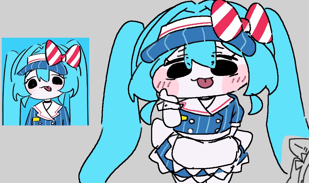 ramenjoligi's tweet photo. 미쿠그림 따라그리기 https://t.co/yMibrynDTl
