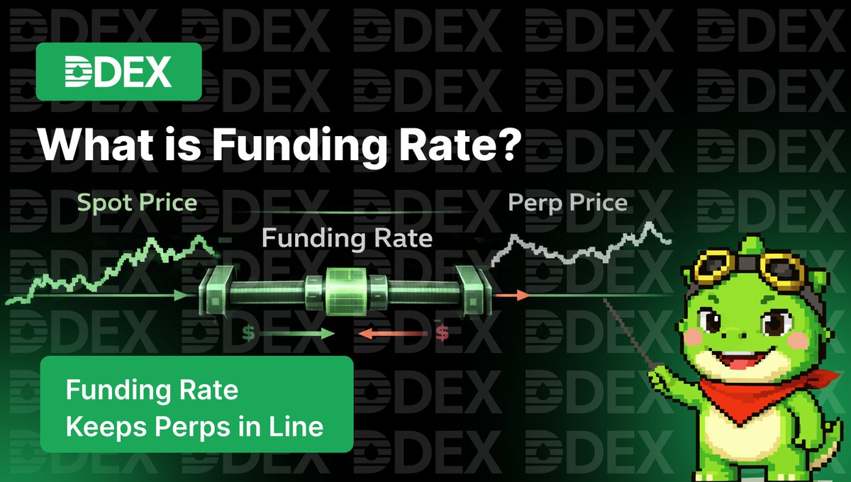 Master the mechanics: What is Funding Rate? 🧠 In Perpetual Trading, funding  rates ensure the DEX price stays pegged to the Spot price. 💡 Pro Tip: High funding  rates can be a