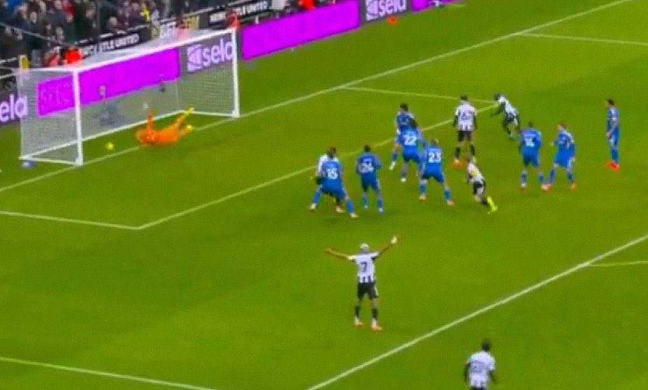 A goalkeeper would be expected to save Harvey Barnes’ 90+12 minute winner 83% of the time, according to xGOT.