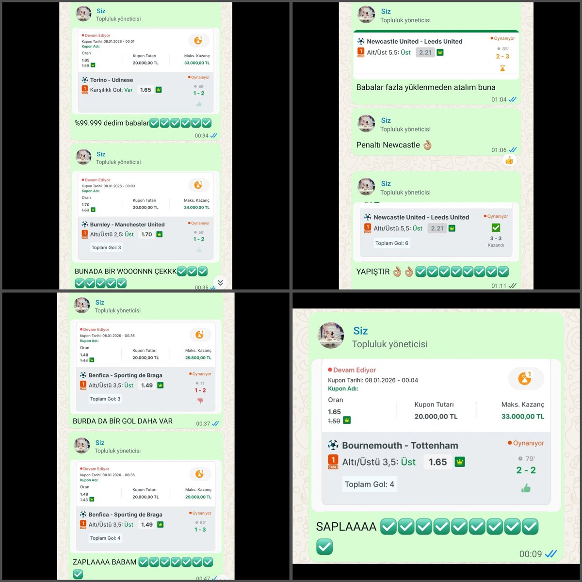 VIP ÜYELİK BİLGİSİ İÇİN ÖZEL DEN İLETİŞİME GEÇEBİLİRSİNİZ 🫶🏼 
#iddaatahmin #iddaakazandirir #bahistahminleri #bankotahmin #güntahmini #kesintahmin #bahisanalizi #futboltahminleri #kuponpaylaşımı #iddecihergun #bahiskuponu #bankokupon #sürpriztahmin #güntakip