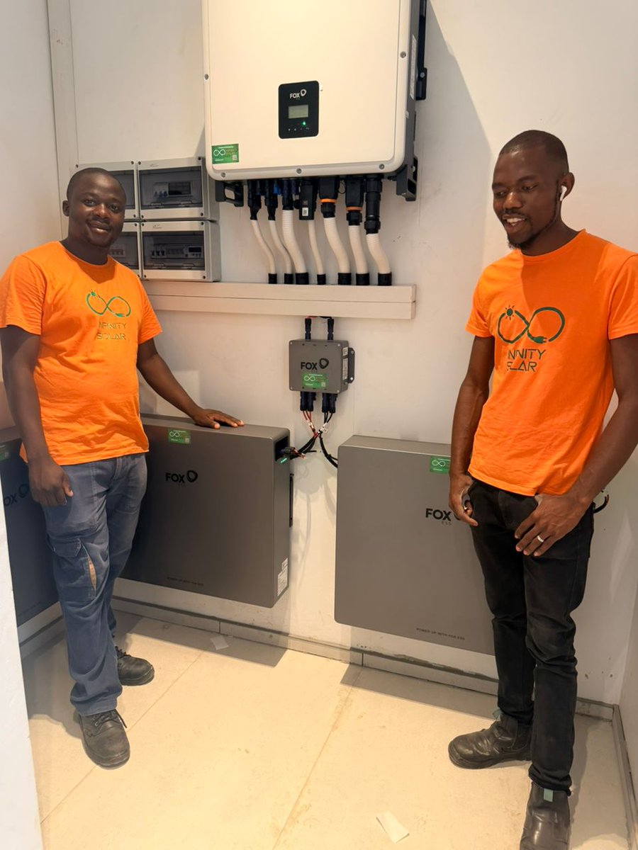 Ever thought of going 100% offgrid? This one is for you! FOX ESS 30KW 3Phase High Voltage System for a residential offgrid setup. Handles all loads including induction stove + geysers. Exceptional in all aspects. Power Perfected. 078 142 7070