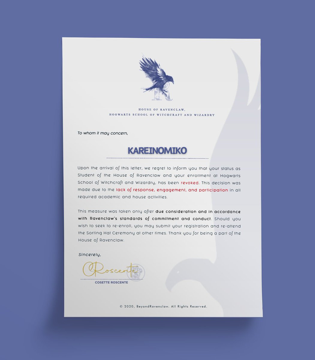 RAVENCLAW tweet media