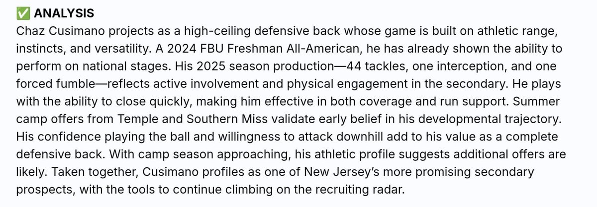 Chaz Cusimano tweet media