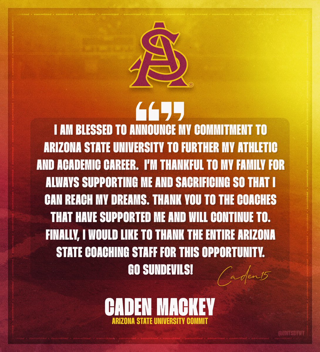 CadenMackey2027's tweet image. Committed🔱
@CoachSchweiss @fhsbbcamp @Performance_X2 @SperazaASU @jlaccardo @williebloom @Sean__Thomas22 @NicoMoran @MattyHams