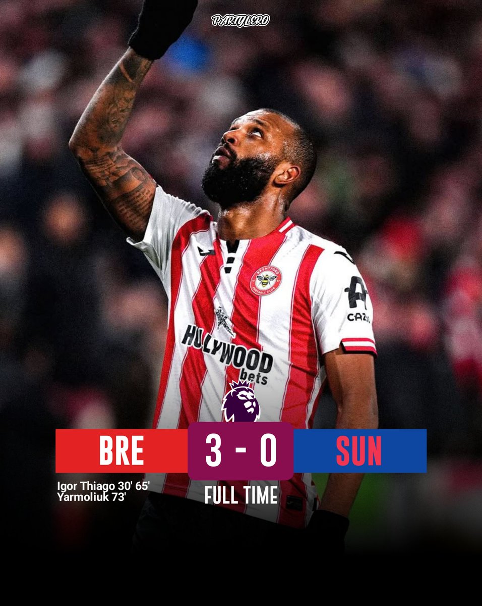 📍FT!

#MCIBHA 1-1
⚽ Haaland (p) - Mitoma
🅰️ Doku - Ayari
🅱️ Doku (+3), Mitom (+2), Haaland, Hinshelwood (+1) 
🛡 Nico - Hinshelwood, Van Hecke, Dunk

#BRESUN 3-0
⚽ Igor (2), Yarmoliuk
🅰️ Janelt, Schade, Collins
🅱️ Igor (+3), Collins (+2), Kelleher (+1) 
🛡 Janelt - Mukiele