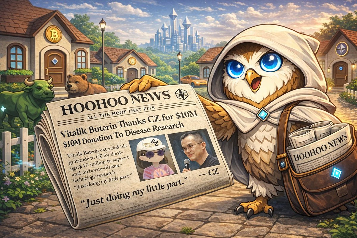 Kanrofundoneth's tweet photo. 🦉🦉🦉HOOHOO NEWS 🦉🦉🦉

Back in 2024, @VitalikButerin thanks @cz_binance for the U$ 10mi donation to Anti-Airborne-Disease research. The BBD (Bald-Binance-Dude) replied, saying he was just doing his little part.

Inspired on BBD, Kanro Fund also joined, and donated 54ETH. https://t.co/UzgSpkdflr