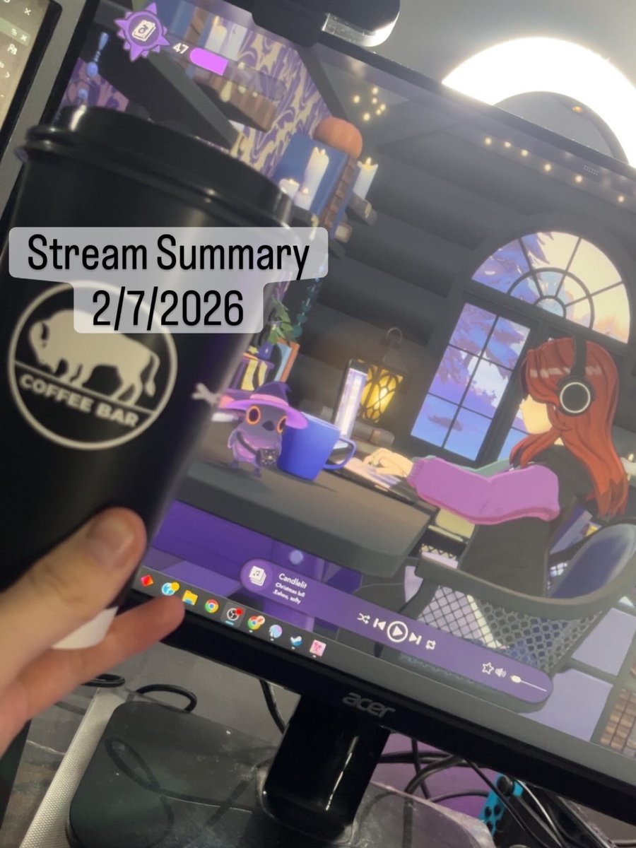 Makayluvvideos's tweet image. Got my computer organized and cleaned up and had some good chats today! Also got to enjoy coffee from a new place
#streamsummary #twitchstreamer #coworking #coffee #computerdeclutter