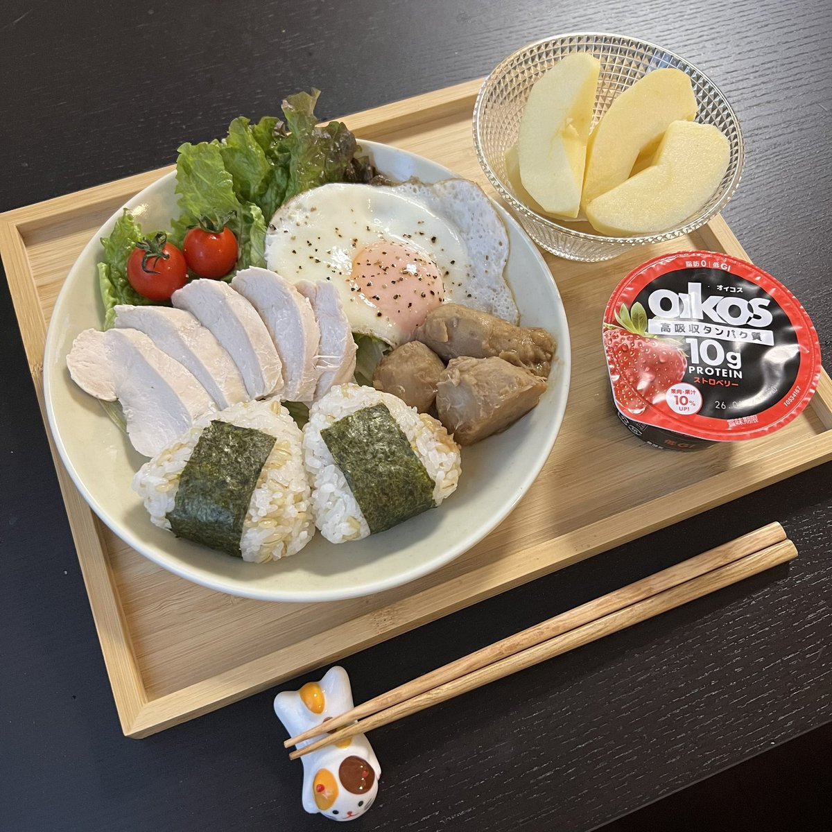 労働する日の朝ごはん🌞