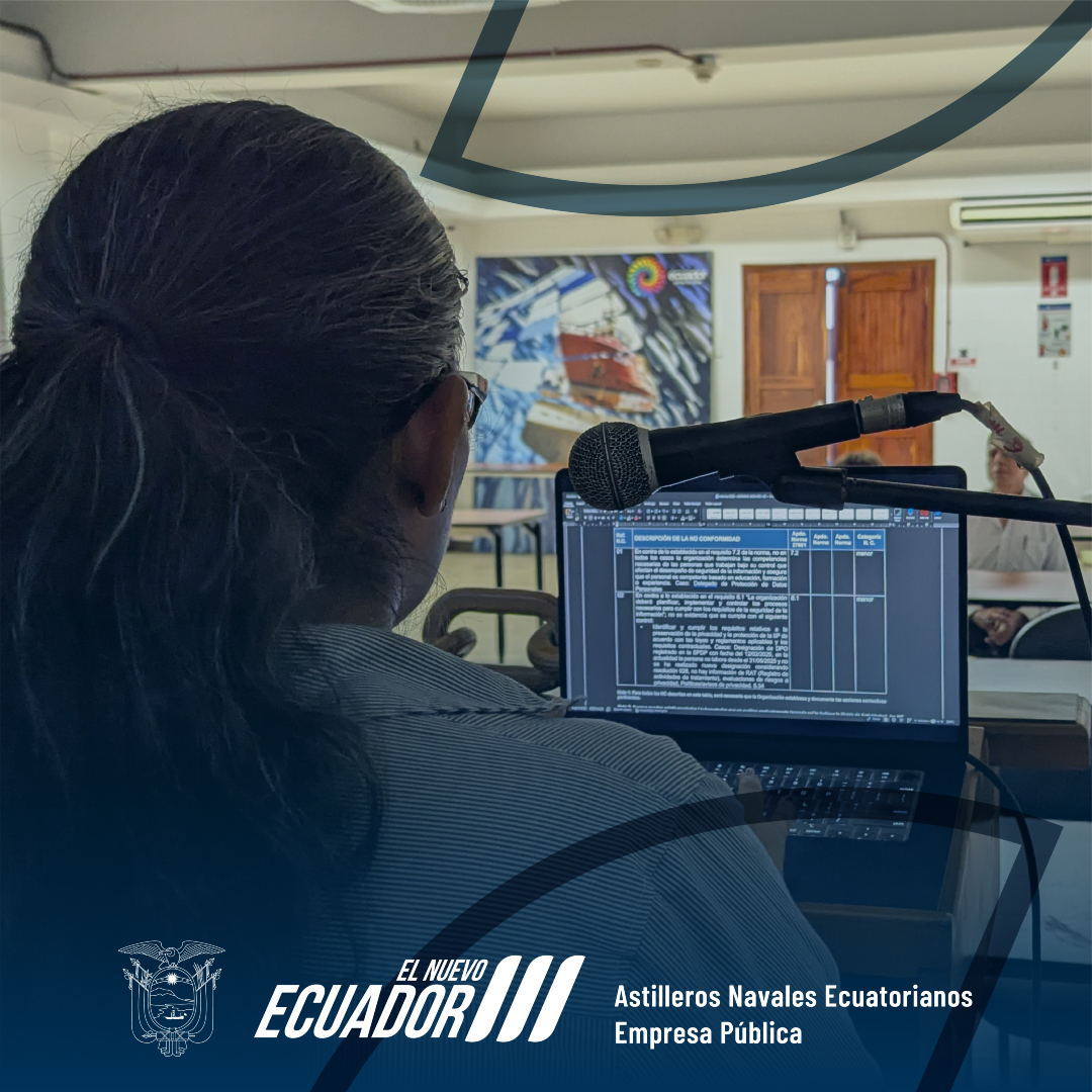 AstinaveEp's tweet image. ¡Comprometidos con la seguridad integral! 🛡️⚓ En @AstinaveEP avanzamos en la Auditoría Externa con AENOR para la norma ISO 27001. Ratificamos nuestro compromiso con la protección de la información y la excelencia en la industria naval. 🇪🇨💻

#AstinaveEP #ISO27001 #Ciberseguridad