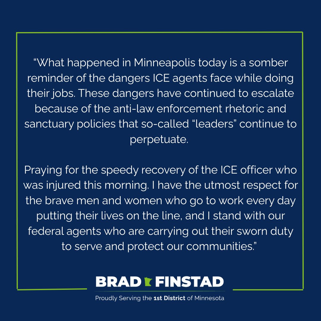 Congressman Brad Finstad tweet media
