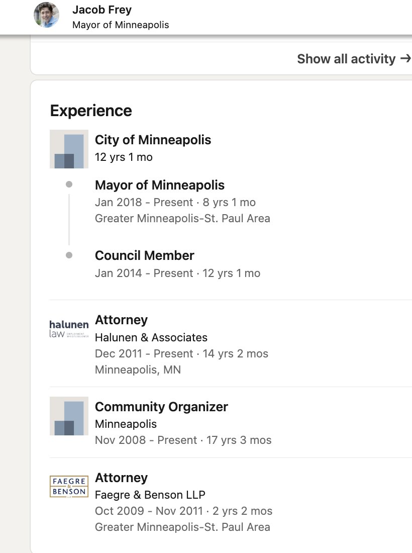 DataRepublican's tweet photo. @MayorFrey Of course you were a community organizer for 17 years https://t.co/gmOmilrxrd