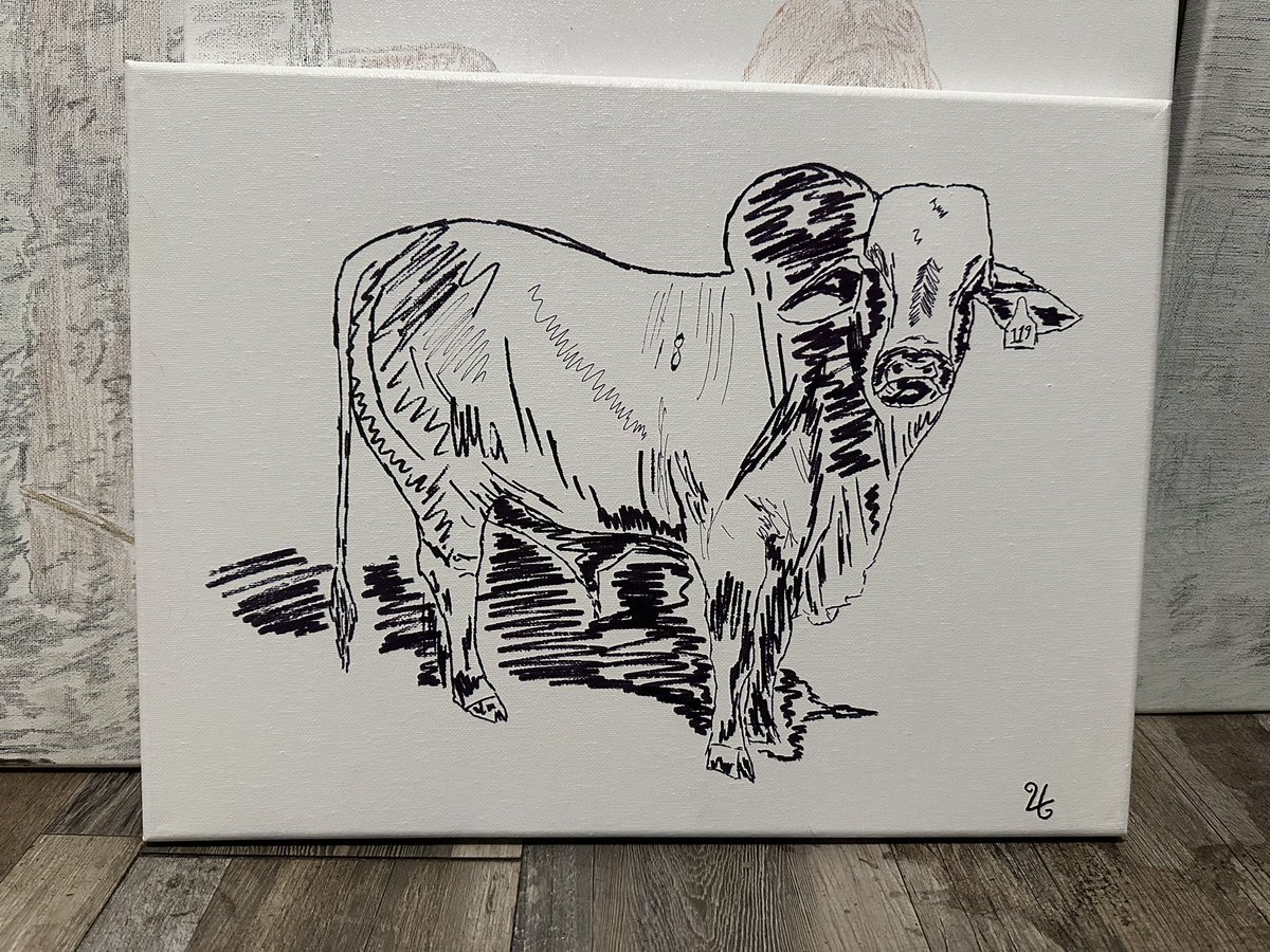 Here’s another one available!!! 

#feralchildartanddesign
#brammerbull