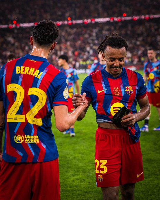 fcbarcelona_fra's tweet image. Si Kounde a apprécié le match, nous aussi 🤩