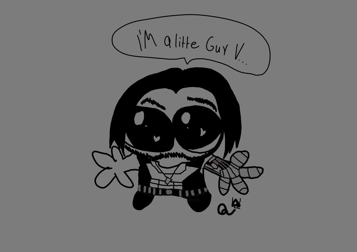 Alli10_01's tweet photo. My friend drew this little Johnny and I’m literally in love he’s so cute!!! Credit: buckethatquinn on instagram #Cyberpunk2077 #JohnnySilverhand #Cyberpunk2077fanart #silverhand https://t.co/8gexzAEvbU