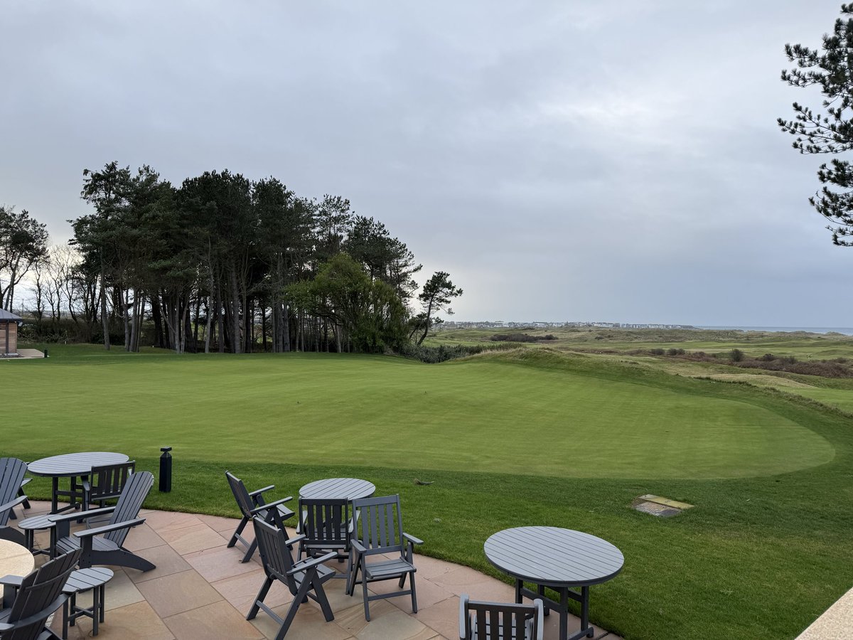 DanielMcL2's tweet photo. If it’s good enough for @McIlroyRory it’s good enough for @BelmontOnline. Perfect setting and service for our 2026 planning and strategy day @ Dunluce Lodge, Portrush this week. https://t.co/sBNXeRKlgq
